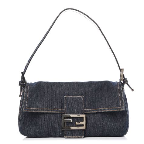 fendi powder blue bag|fendi denim baguette sale.